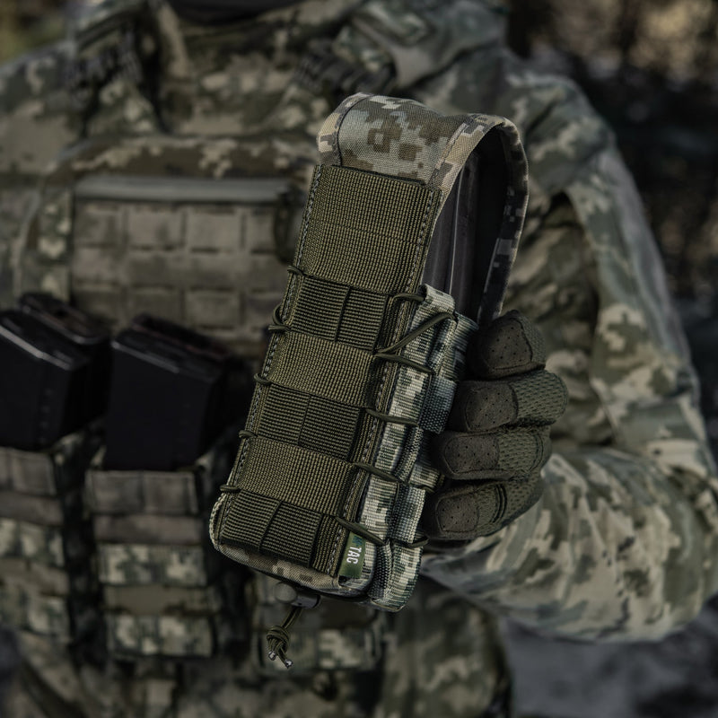 Load image into Gallery viewer, M-Tac Double AR/AK Mag Pouch with Flap