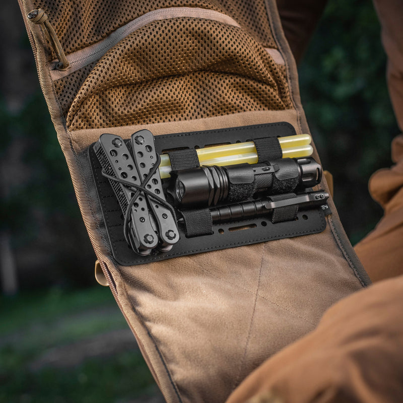 Load image into Gallery viewer, M-Tac Module Insert MOLLE 7.5"x4.5" Lasser Cut Black