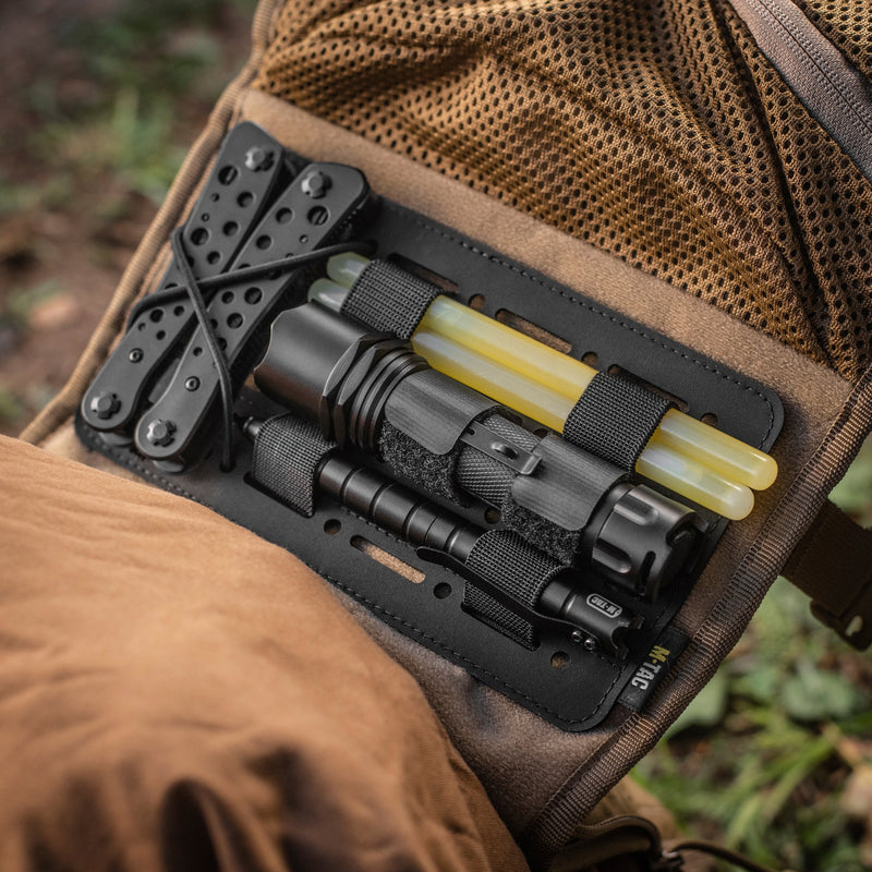 Load image into Gallery viewer, M-Tac Module Insert MOLLE 7.5"x4.5" Lasser Cut Black