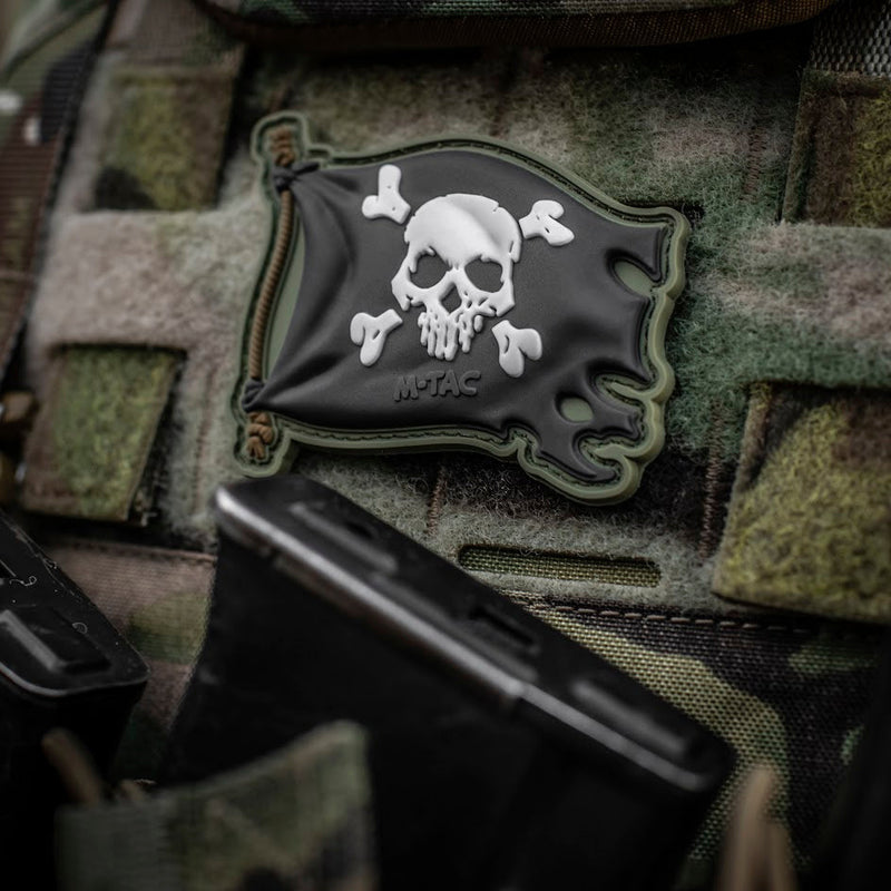 Load image into Gallery viewer, M-Tac Morale Patch Jolly Roger Pirate Flag
