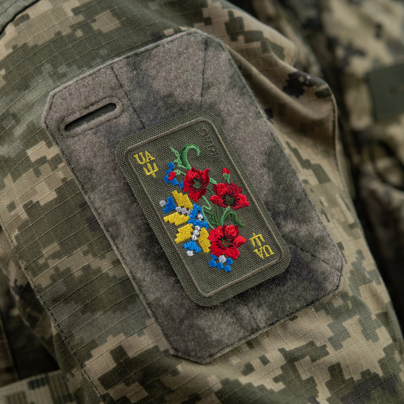 Load image into Gallery viewer, M-Tac Patch Ornament Poppy Embroidery