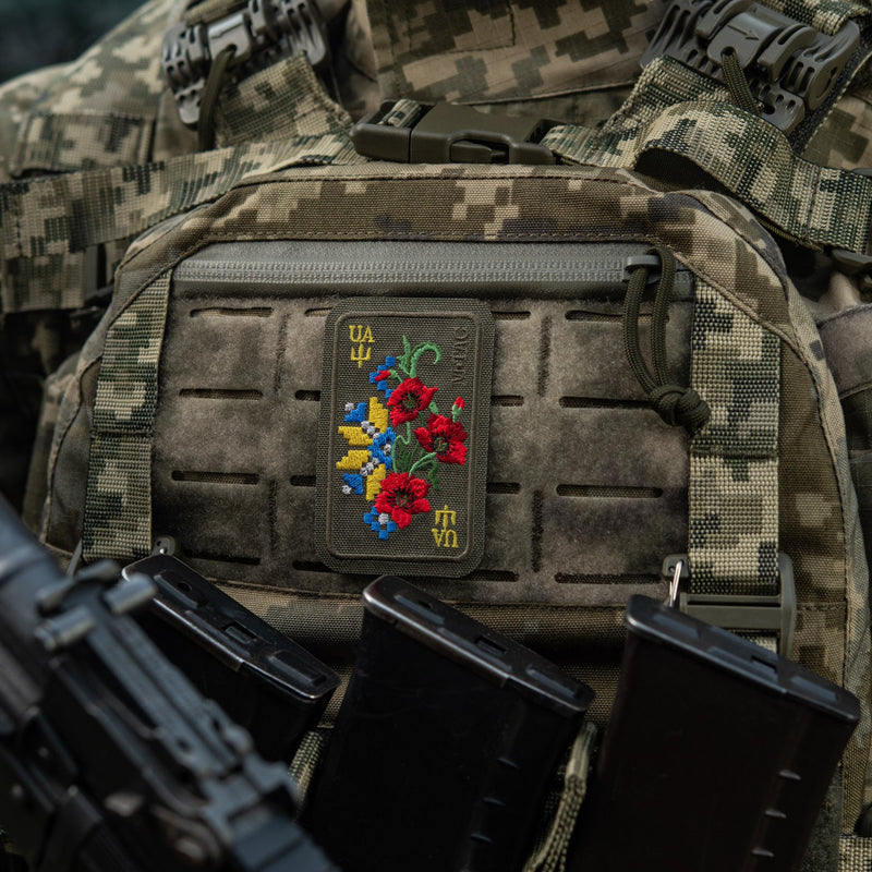 Load image into Gallery viewer, M-Tac Patch Ornament Poppy Embroidery