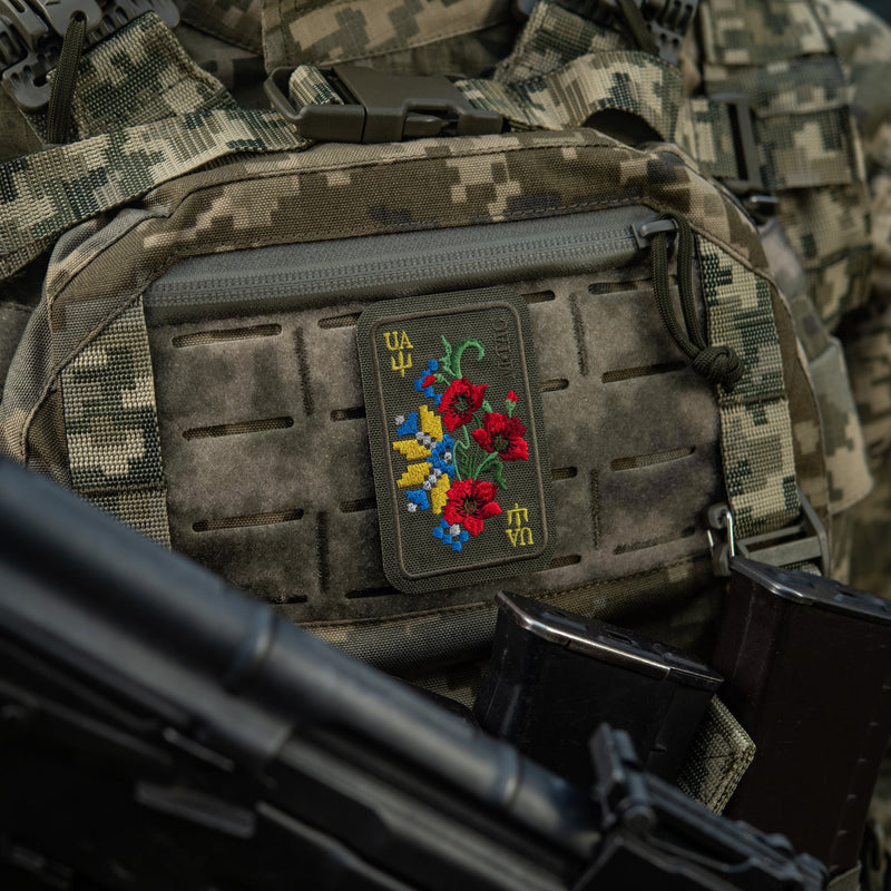Load image into Gallery viewer, M-Tac Patch Ornament Poppy Embroidery