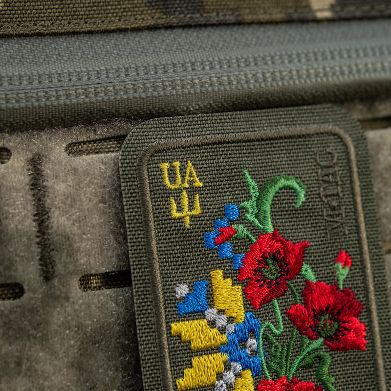 Load image into Gallery viewer, M-Tac Patch Ornament Poppy Embroidery