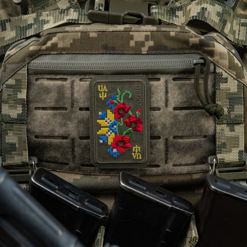 Load image into Gallery viewer, M-Tac Patch Ornament Poppy Embroidery