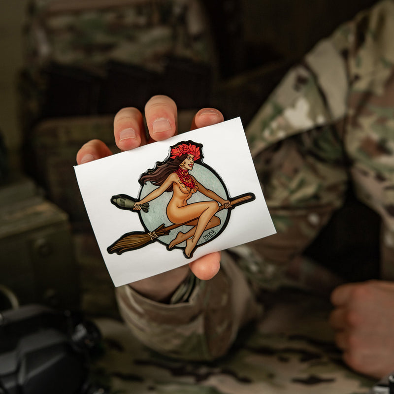 Load image into Gallery viewer, M-Tac Morale Sticker Tactical Girl