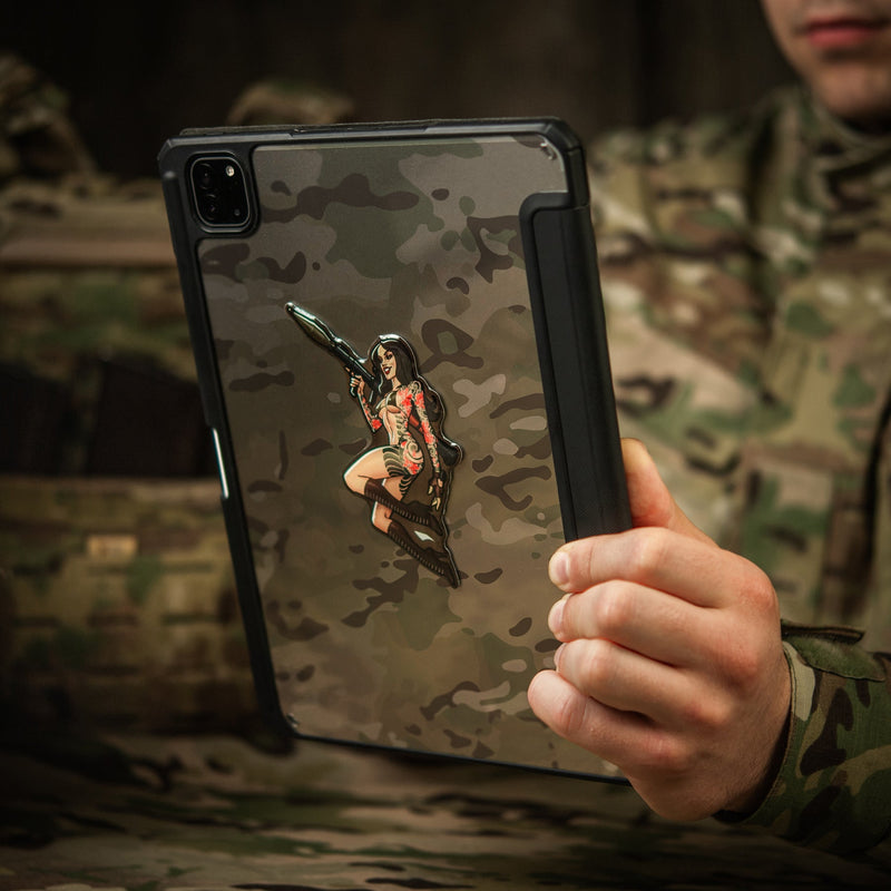 Load image into Gallery viewer, M-Tac Morale Sticker Tactical Girl