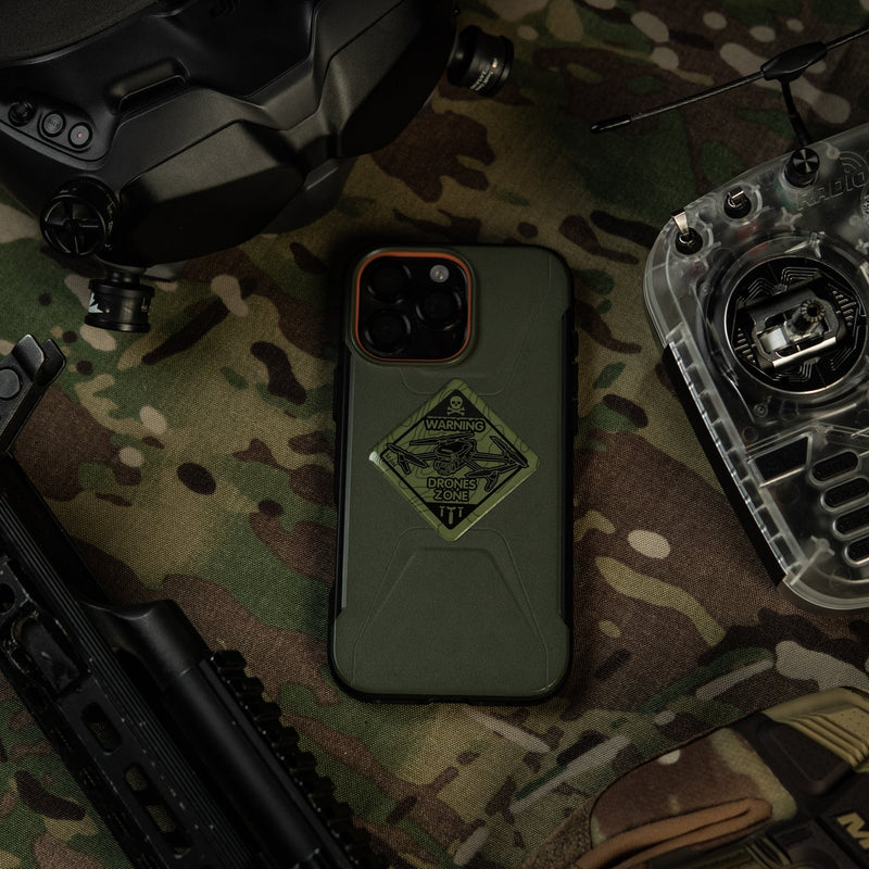 Load image into Gallery viewer, M-Tac Embossed Sticker Drones Zone