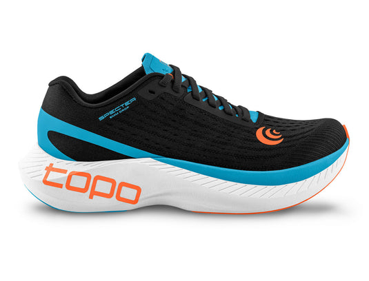 Men's Topo Athletic Specter, Black/Blue, 8.5 D Medium - Skoutley Outdoors LLC