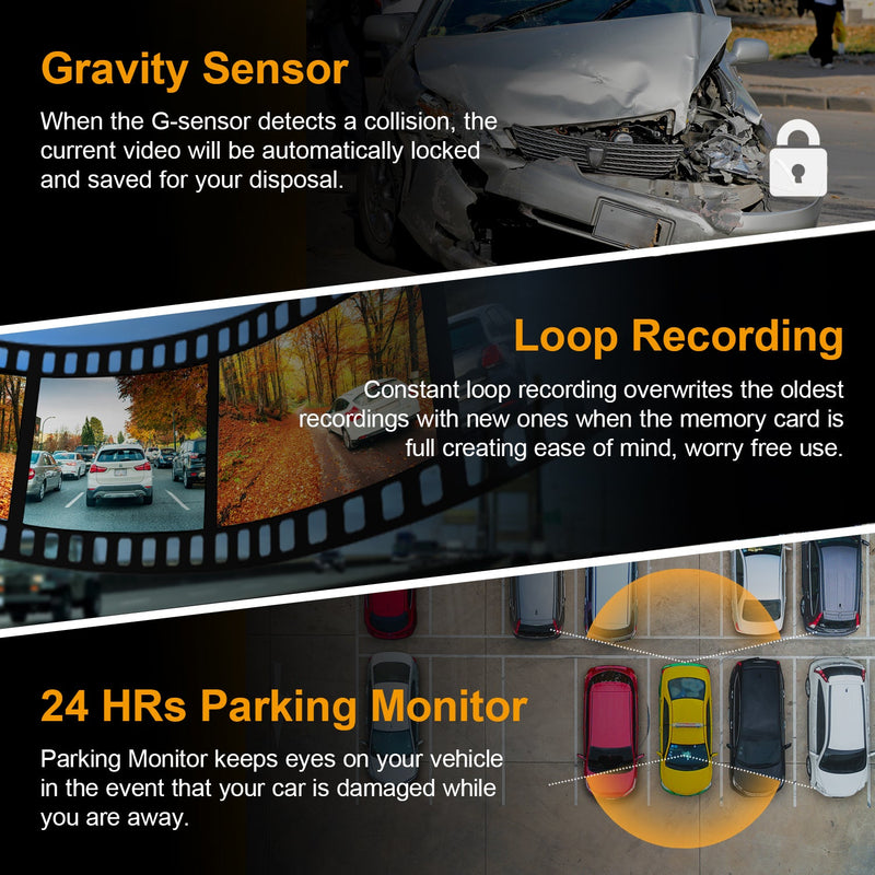 Load image into Gallery viewer, Rexing M2 Smart BSD ADAS Dual Mirror Dash Cam 1080p (Front+Rear) with GPS