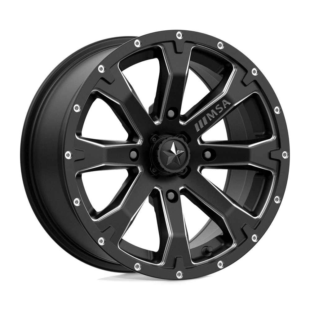 Msa Offroad Wheels M42 Bounty Satin Black Milled