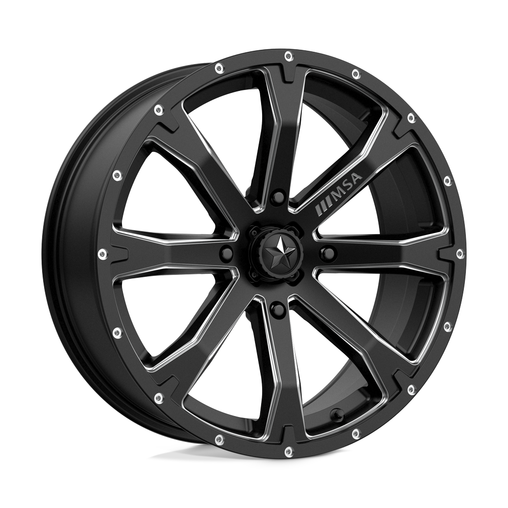 Msa Offroad Wheels M42 Bounty Satin Black Milled
