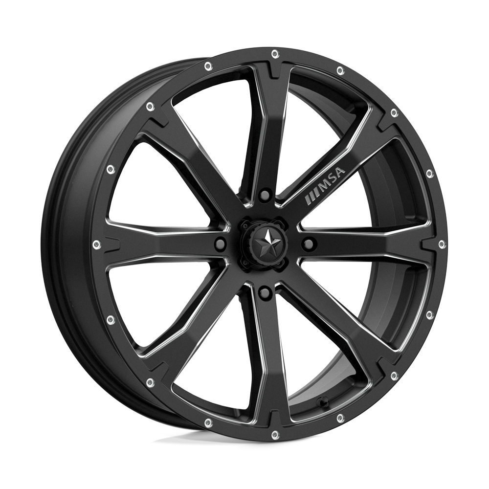 Msa Offroad Wheels M42 Bounty Satin Black Milled