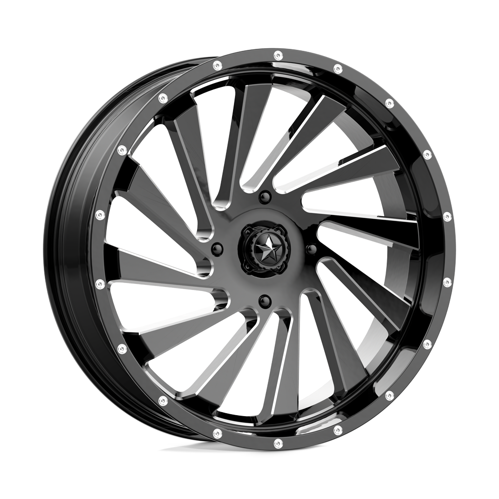 Msa Offroad Wheels M46 Blade Gloss Black Milled
