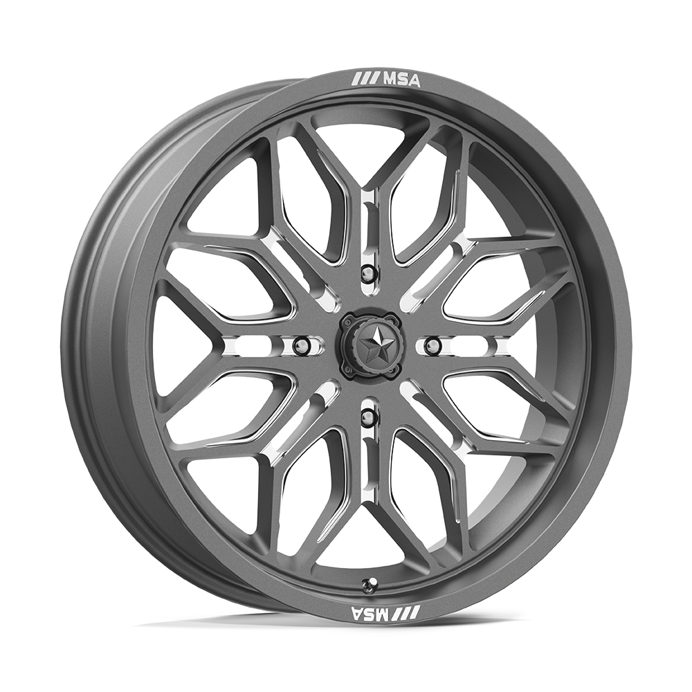 Msa Offroad Wheels M47 Sniper Gunmetal Milled