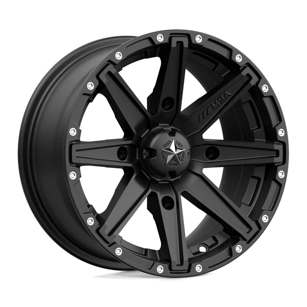 Msa Offroad Wheels M33 Clutch Satin Black