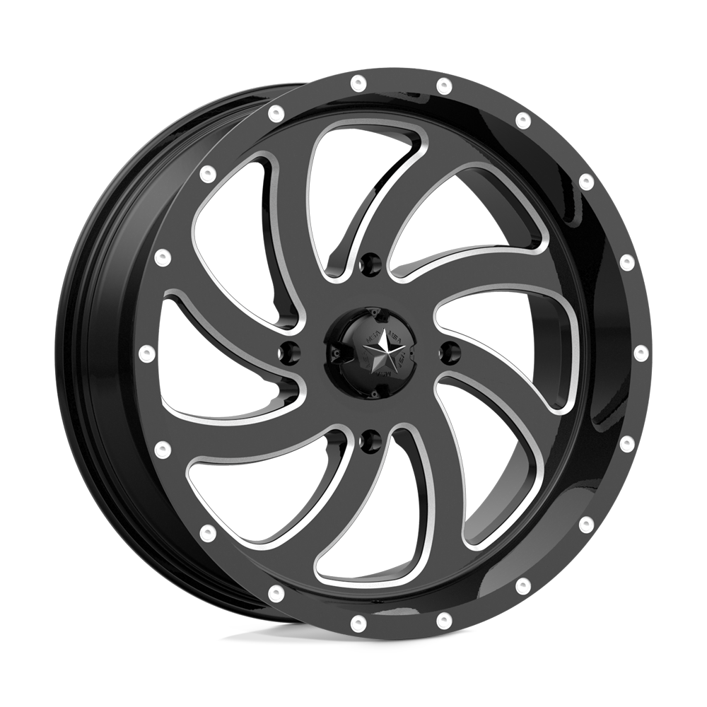 Msa Offroad Wheels M36 Switch Gloss Black Milled