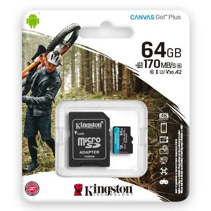 Load image into Gallery viewer, Kingston Canvas Go Plus 64GB Micro SD Card