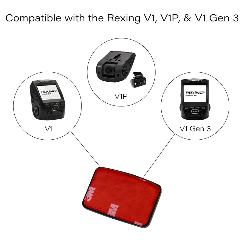 Load image into Gallery viewer, Rexing Adhesive Mount for V1 Basic, V1-4K, and V1P-4K Dash Cam