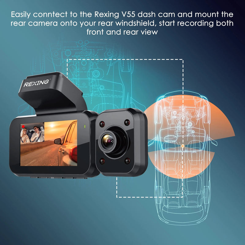 Load image into Gallery viewer, Rexing Cabin View Camera For V55 Premium 4K Modular Capabilities Car Dash Cam