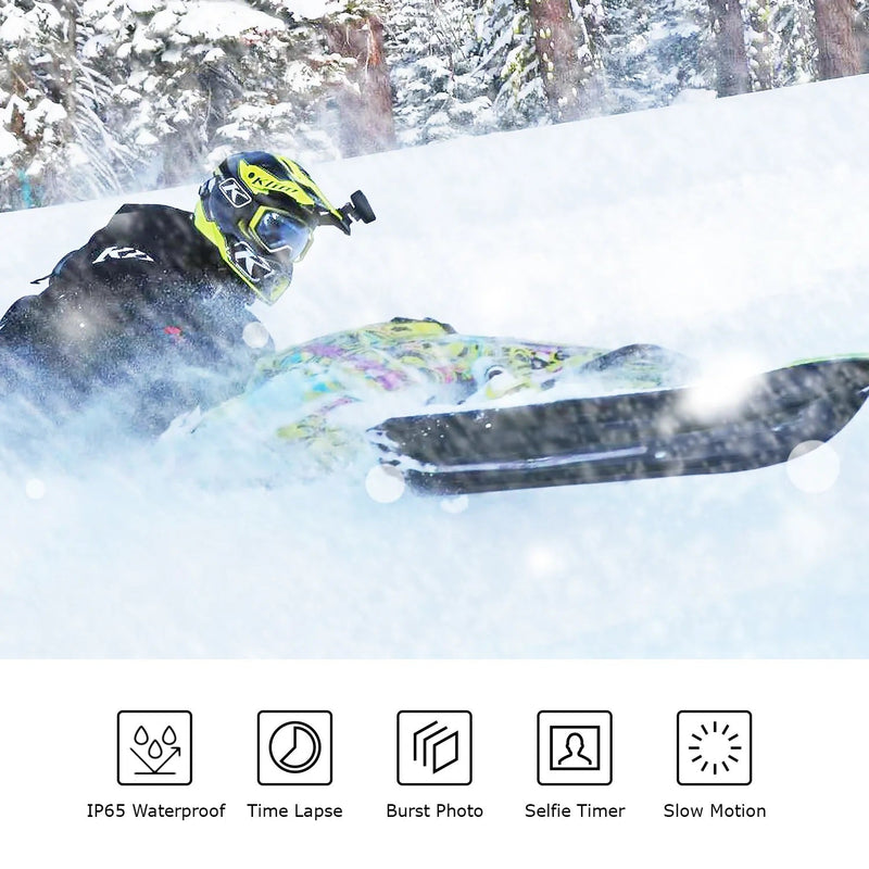 Load image into Gallery viewer, Rexing A1 Two Way Action Camera Front & Back 1080p@30fps with Wi-Fi Connect