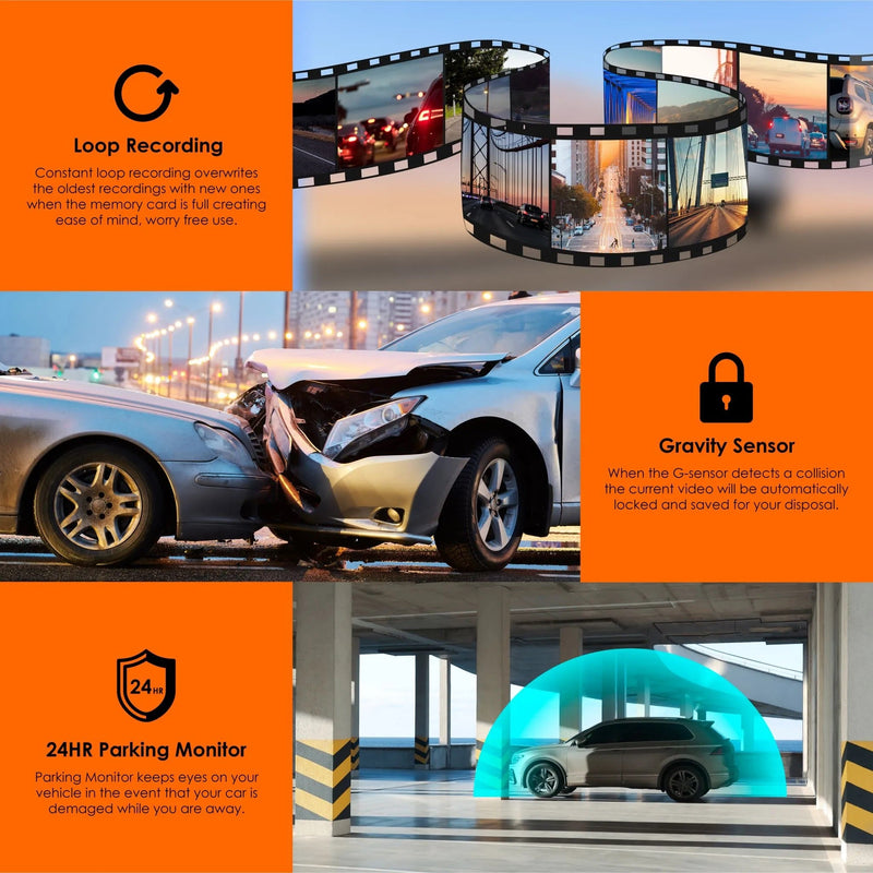 Load image into Gallery viewer, Rexing V55 Dash Cam – 4K Modular Capabilities, 5.0 GHz Wi-Fi, and GPS Car Dash Camera Recorder