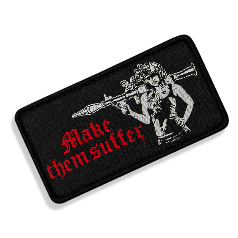 Load image into Gallery viewer, Make Them Suffer Embroidered Velcro Patch