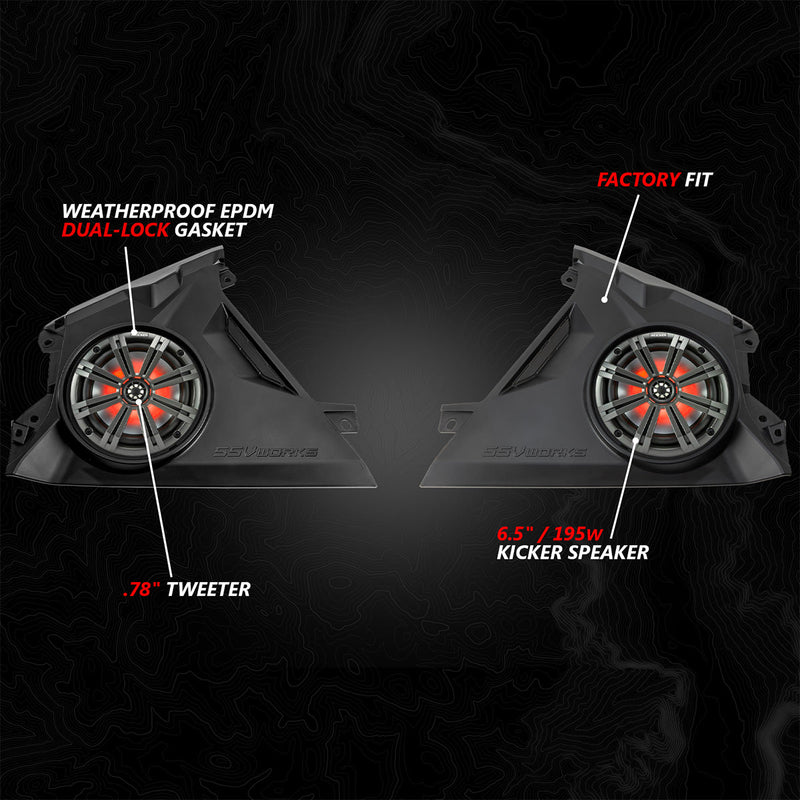 Load image into Gallery viewer, 2024-2026 Can-Am® Maverick R Front-Dash 6.5" Speaker-Panels