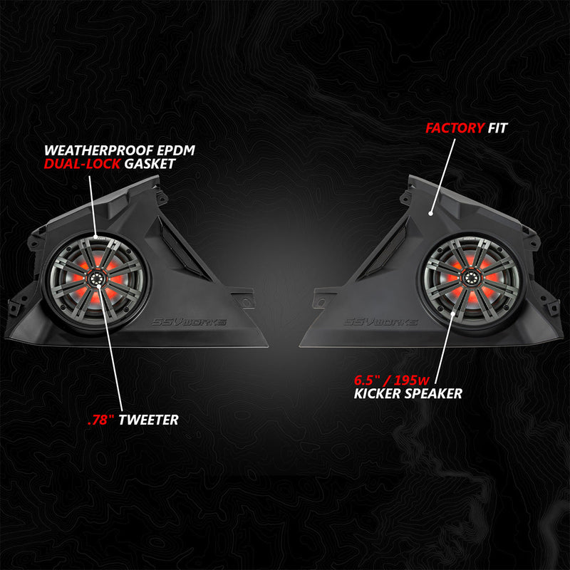 Load image into Gallery viewer, 2024-2026 Can-Am® Maverick R Front-Dash 6.5" Speaker-Panels