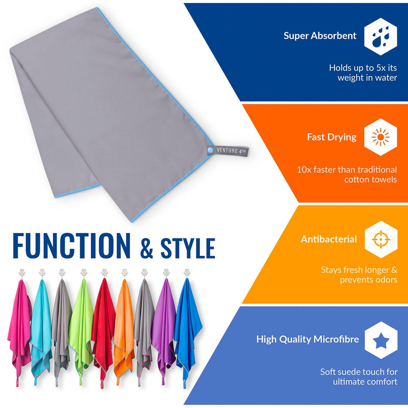 Load image into Gallery viewer, VENTURE 4TH Quick Dry Microfiber Towel