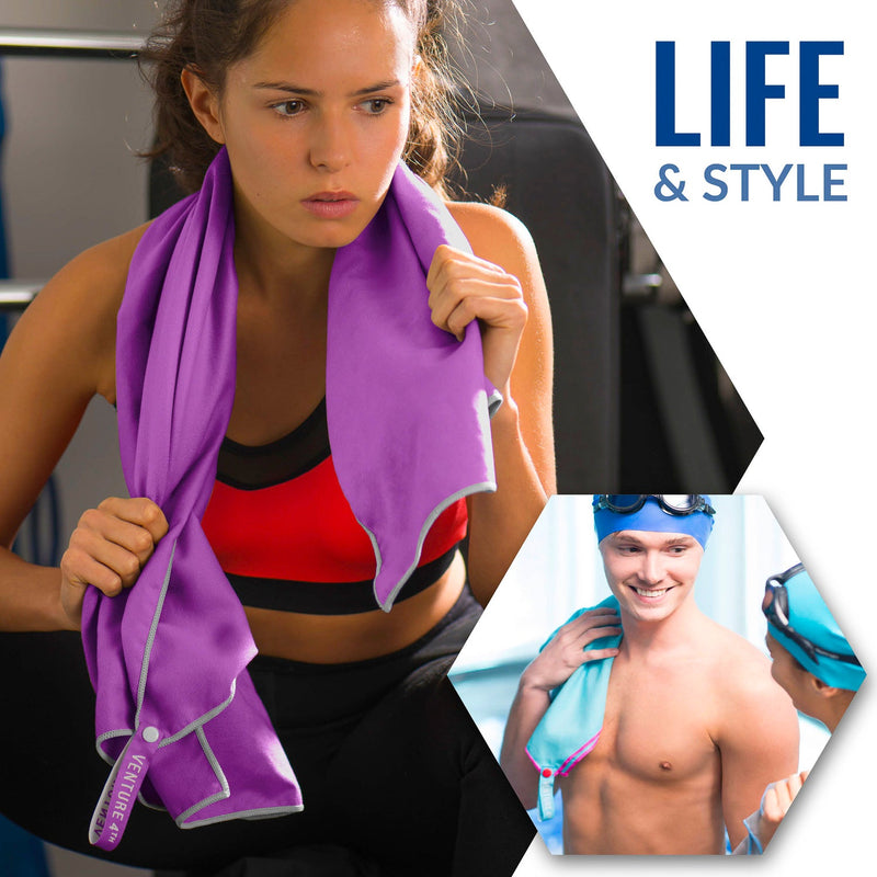 Load image into Gallery viewer, VENTURE 4TH Quick Dry Microfiber Towel