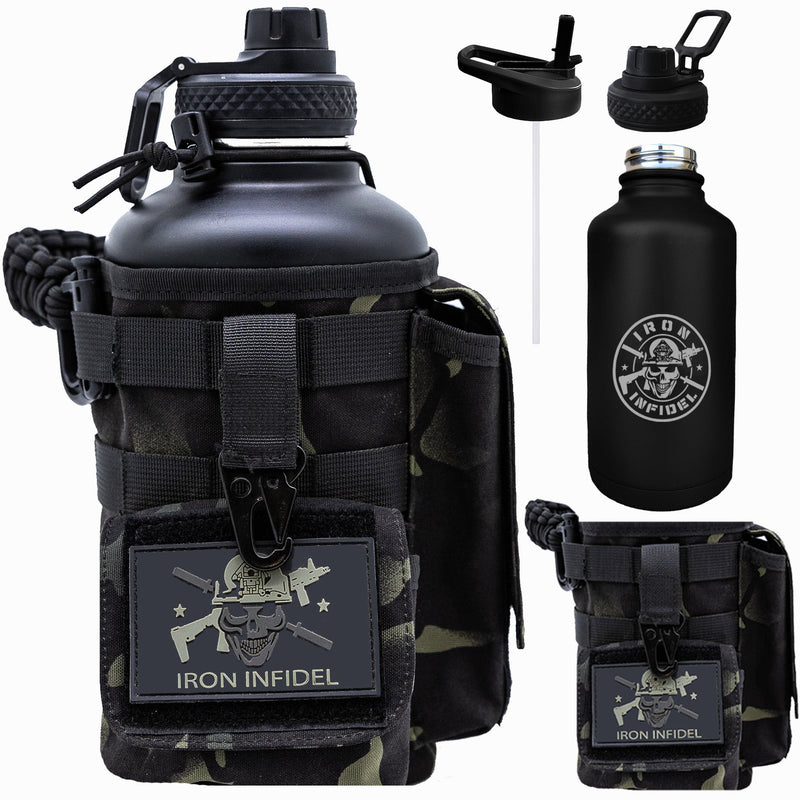 Load image into Gallery viewer, 64oz Battle Bottle Water Bottles