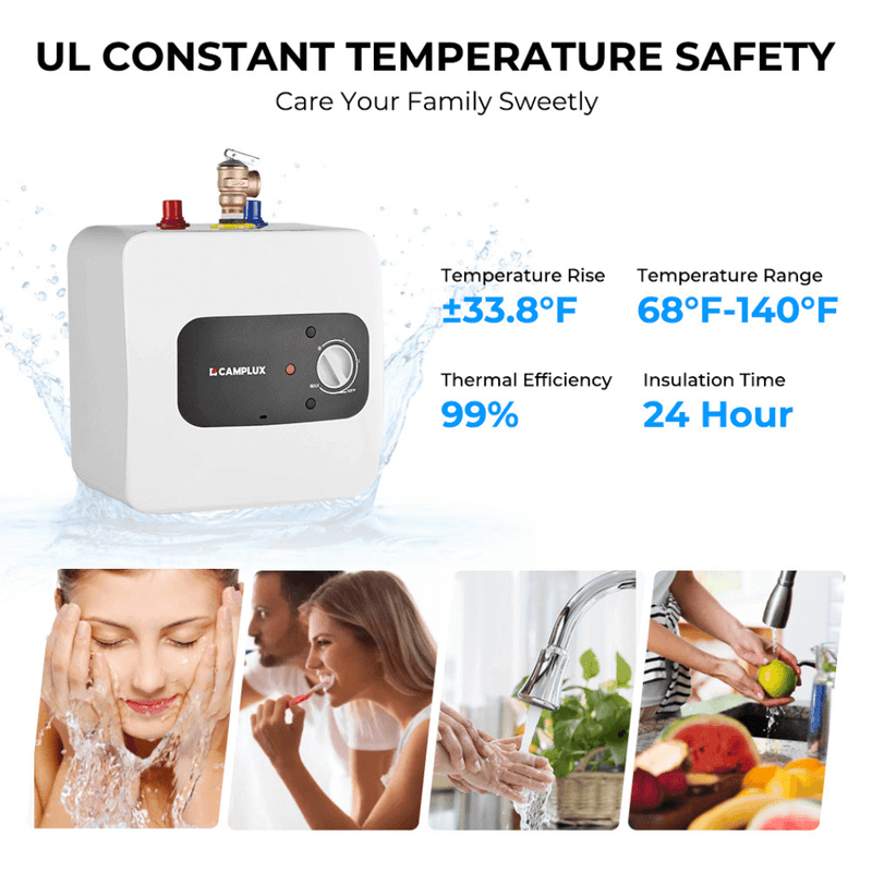 Load image into Gallery viewer, Mini Tank Portable Electric Water Heater | 120V 2.5 Gallon
