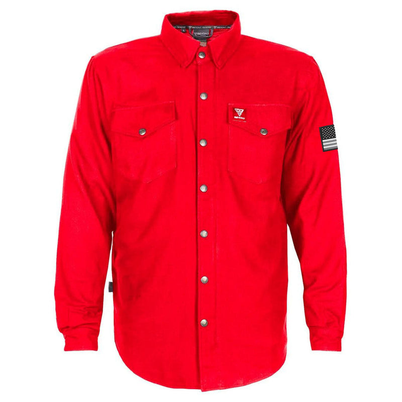 Load image into Gallery viewer, Protective Flannel Shirt - Red Solid