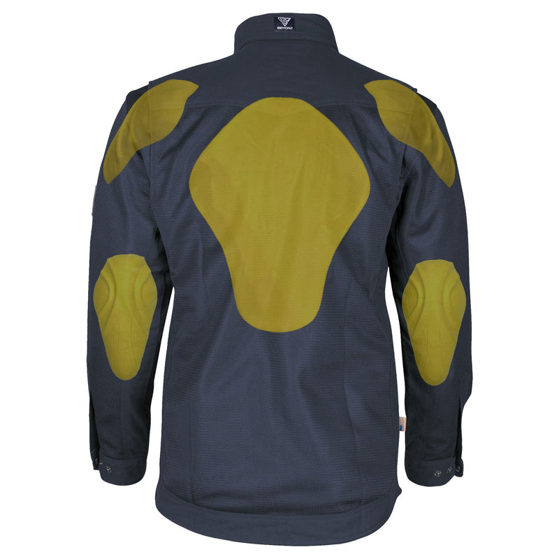 Load image into Gallery viewer, Protective Summer Mesh Shirt - Navy Blue Solid