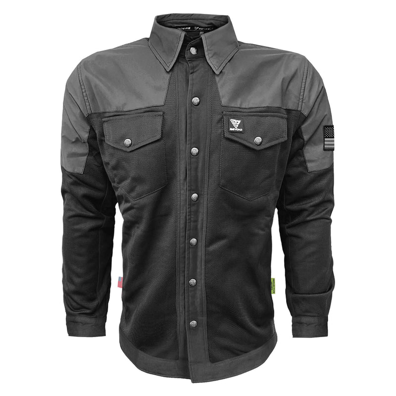 Load image into Gallery viewer, Summer Mesh Reflective Shirt "Nightfall Nebula" - Black