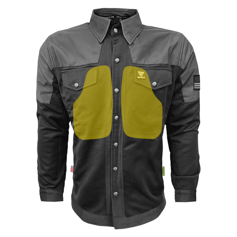 Load image into Gallery viewer, Summer Mesh Reflective Shirt "Nightfall Nebula" - Black