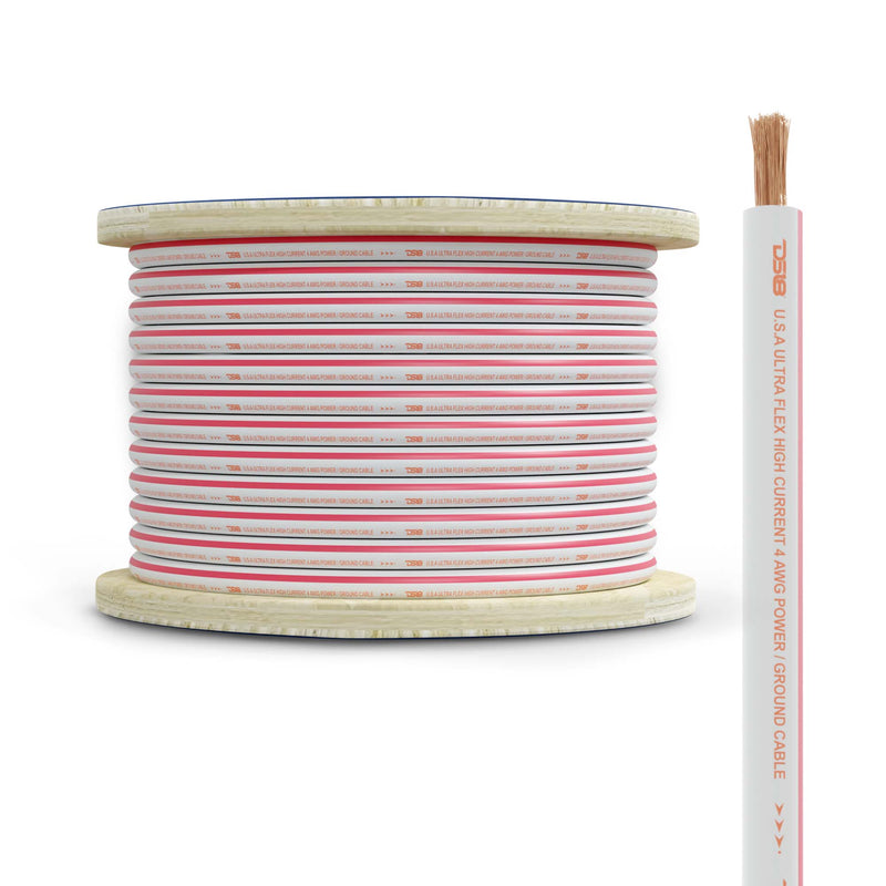 Load image into Gallery viewer, 4-GA Marine Grade Tinned 100% Copper OFC Power Wire -50 Feet
