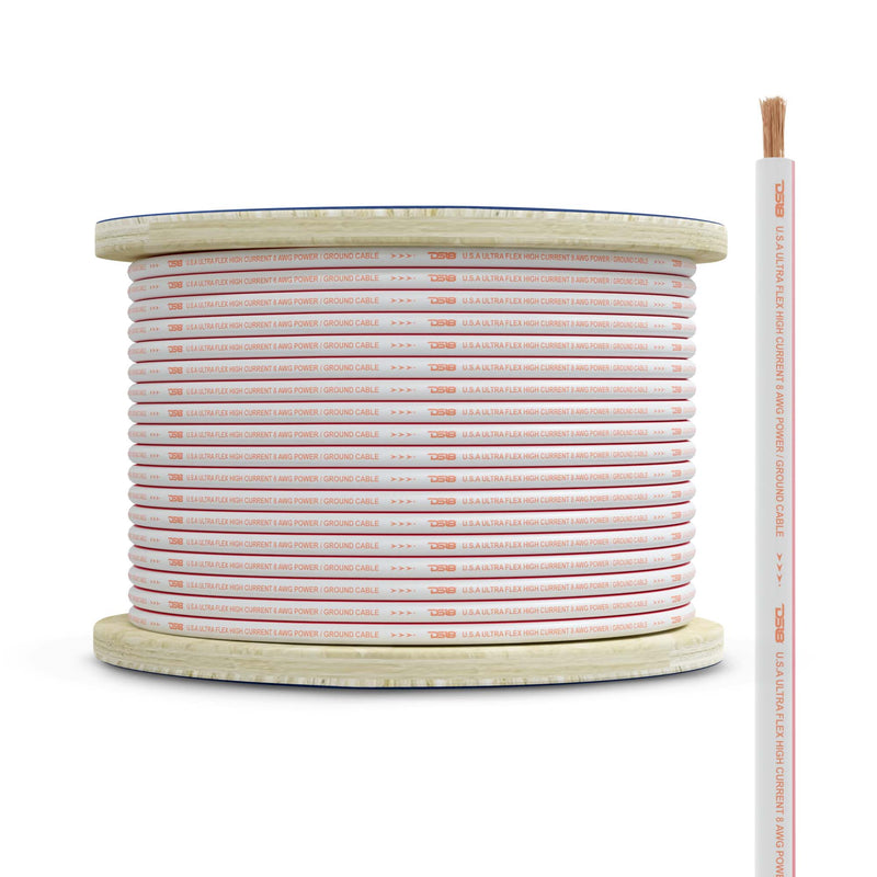 Load image into Gallery viewer, 8-GA Marine Grade Tinned 100% Copper OFC Power Wire -100 Feet