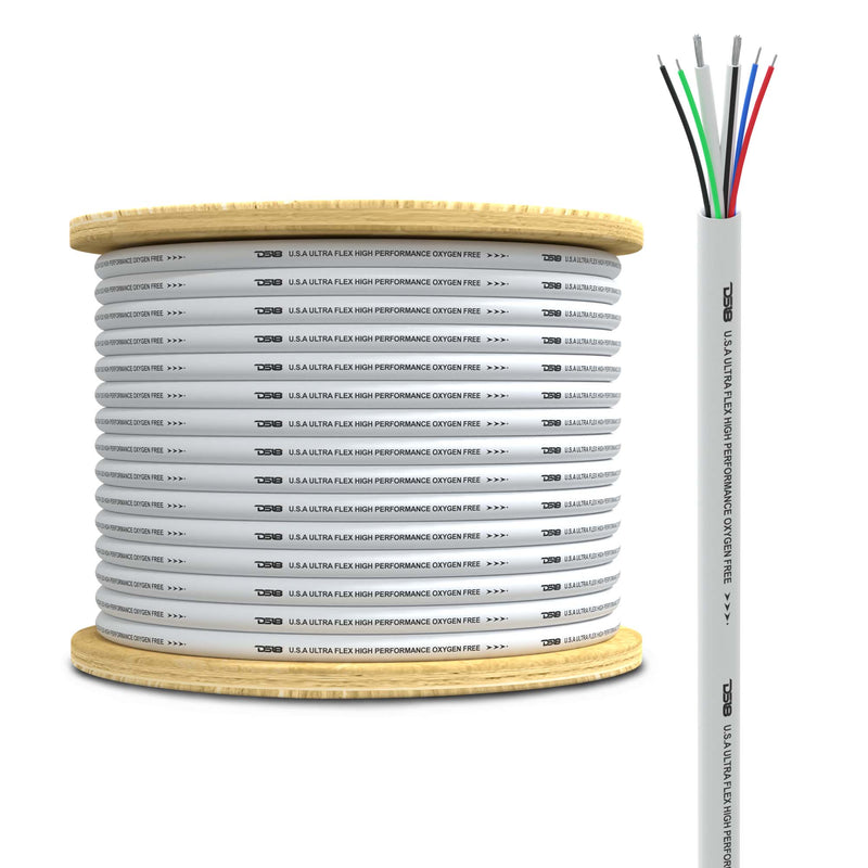 Load image into Gallery viewer, Marine Tinned OFC 18-GA Rgb Wires with 12-GA Speaker Wires 100 Feet