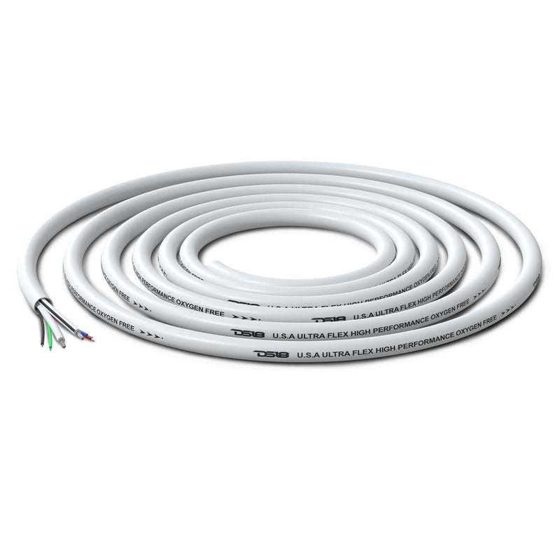 Load image into Gallery viewer, 18-GA LED RGB and 16-GA Speaker Wires Marine Grade Tinned 100% Copper OFC -100 Feet