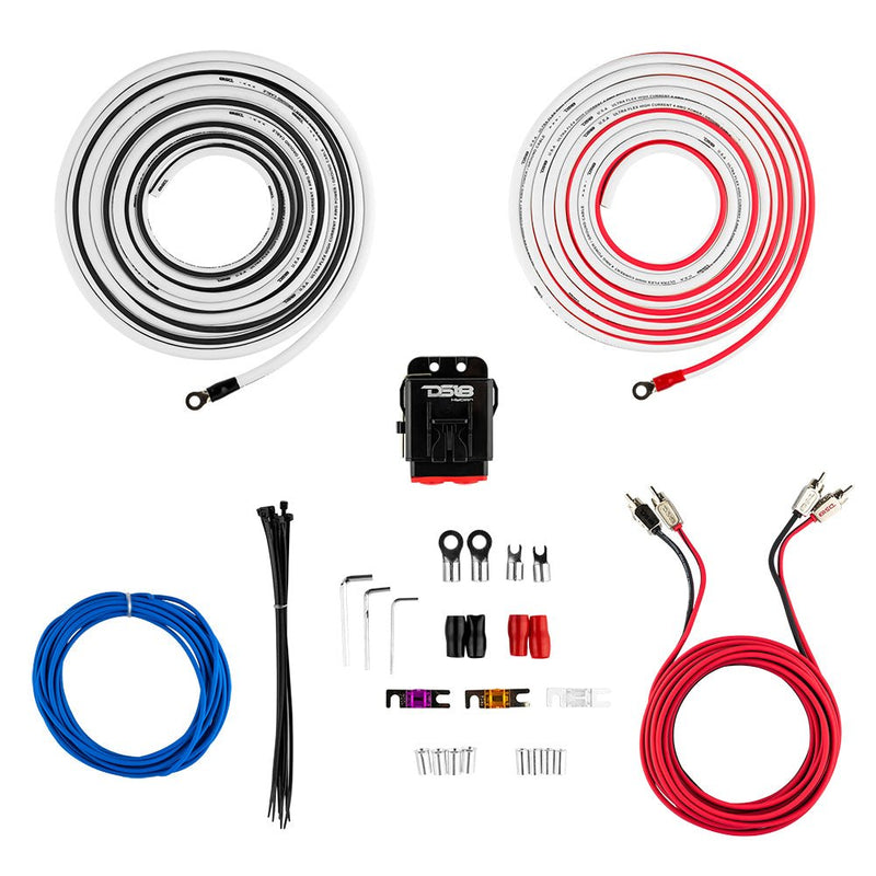 Load image into Gallery viewer, 4-GA Marine Tinned OFC Amplifier Installation Kit - WHITE