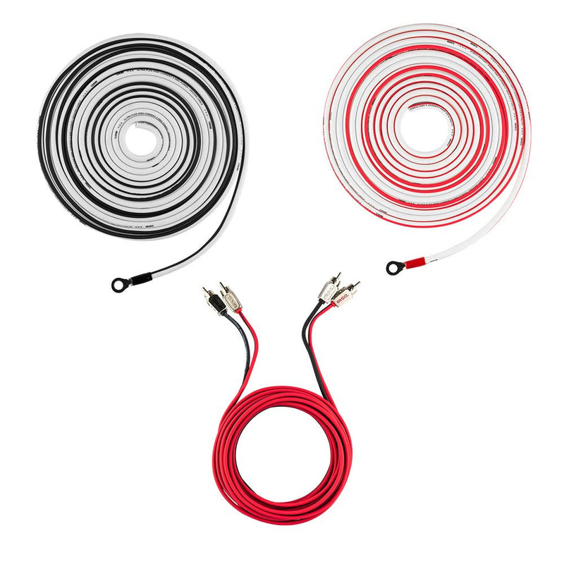 Load image into Gallery viewer, 8-GA Marine Tinned OFC Amplifier Installation Kit - WHITE