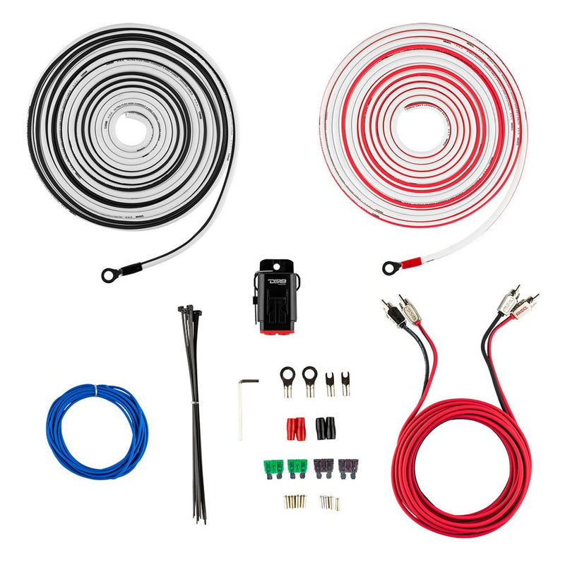 Load image into Gallery viewer, 8-GA Marine Tinned OFC Amplifier Installation Kit - WHITE