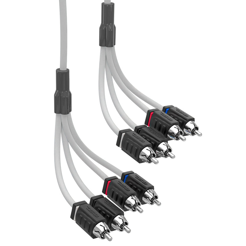 Load image into Gallery viewer, RCA Marine Grade Tinned 100% Copper OFC 25 Feet / 4 Channel - WHITE