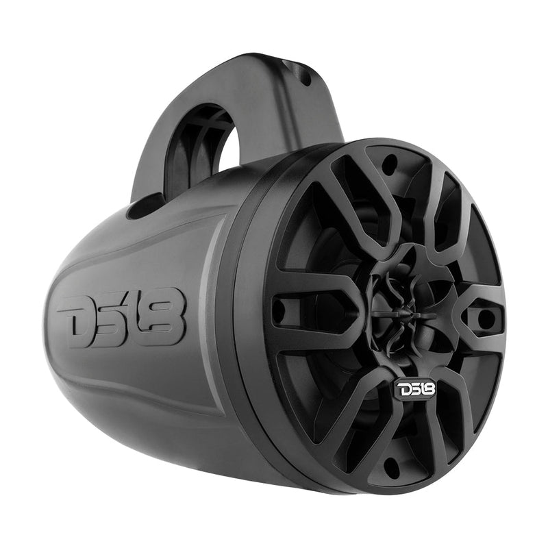 Load image into Gallery viewer, MP 4" Amplified With Bluetooth Wakeboard Tower Speakers 40 Watts Rms -Black