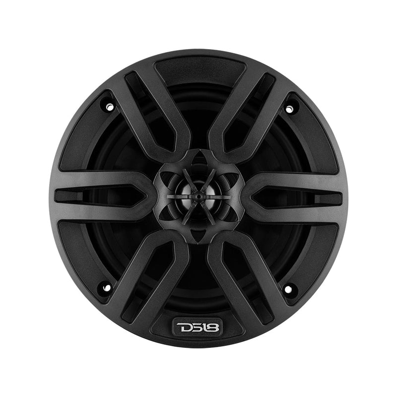 Load image into Gallery viewer, MP 6.5" 2-Way Coaxial Marine Speaker 60 Watts Rms 4-Ohm -Black
