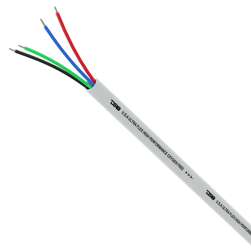 Load image into Gallery viewer, 18-GA Marine Tinned 100% Copper OFC LED RGB Wires -100 Feet