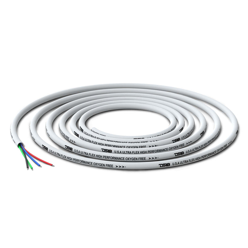 Load image into Gallery viewer, 18-GA Marine Tinned 100% Copper OFC LED RGB Wires -100 Feet