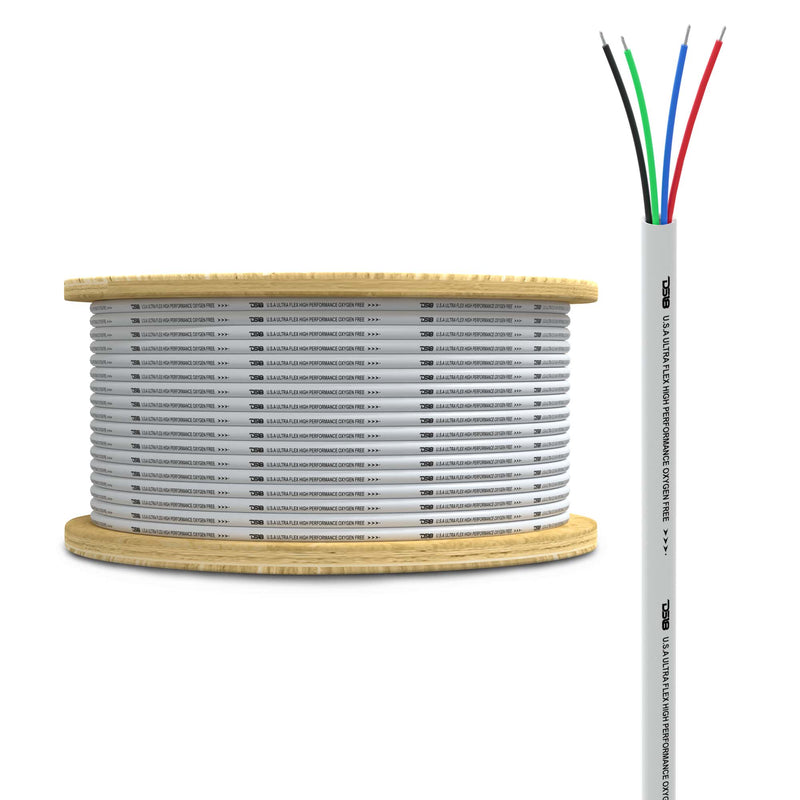 Load image into Gallery viewer, 18-GA Marine Tinned 100% Copper OFC LED RGB Wires -100 Feet